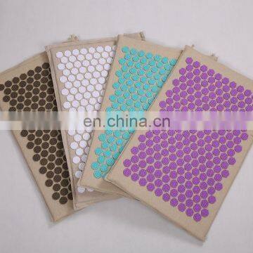 Acupressure Mat and Pillow Two in One Set Body Head Back Foot Massage Cushion Shakti Mat Yoga Message photo-7