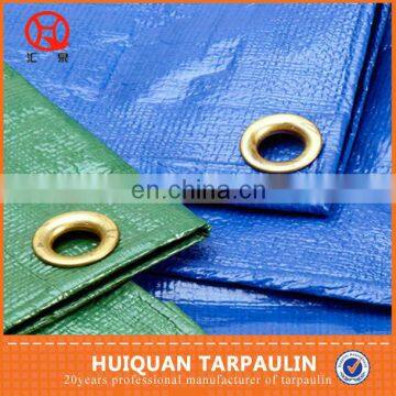 waterproof PE laminated tarpaulin with Aluminum buckle