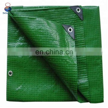 Sun resistant double waterproof pe tarpaulin in standard size