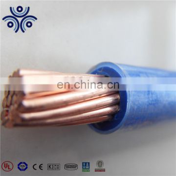 Hot sale UL certified THHN/THWN-2 THW/THW-2 building wire 600V for cable for dry,wet,oil condition