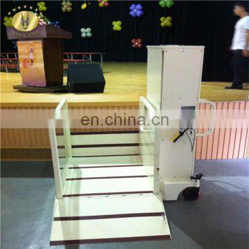 7LSJW Shandong SevenLift 3m disable mobile stairlifter single person elevator for disabled for sale