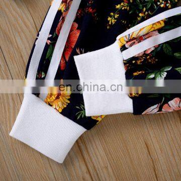 RTS Floral Jacket And Pant Baby Girls' Clothing Sets Fall Boutique Outfits Girls photo-4