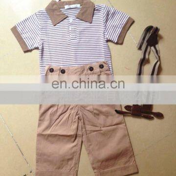 New Boys Baby Clothes Toddler Set Gentleman Striped Suit Kids Children's Boys Clothing photo-6