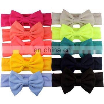 29Colors Baby Cotton Headband 5Inches Kids Solid Color Soft Hair bows