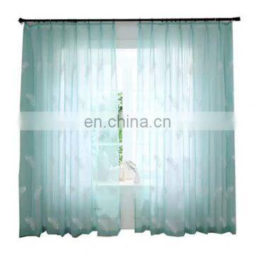 Customized Wholesale Best Price Fancy Feather Embroidered Sheer Curtain For The Window Decoration Blackout curtain