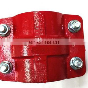 factory cheap price ductile iron HDPE pipe grooved joint fitting