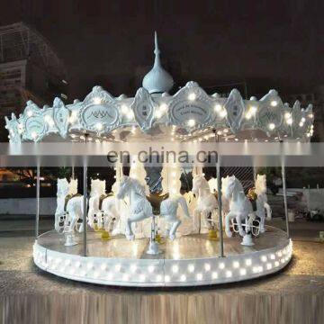 China Supplier Double Layer 32 Seats Carousel Rides For Sale Price