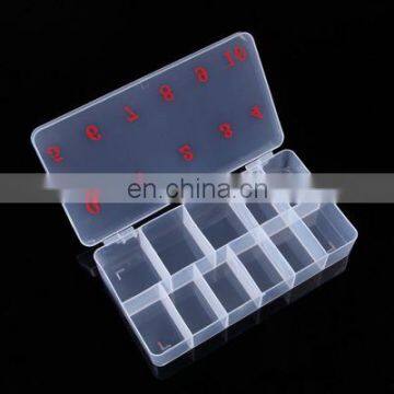 Acrylic Empty False Nail Art Tips Box Storage Case 1000 Pcs