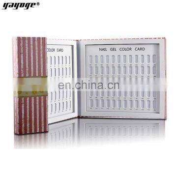 New nail art display book nail polish gel color card