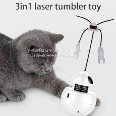 POILS BEBE 3IN1 LASER TUMBLER CAT TOY