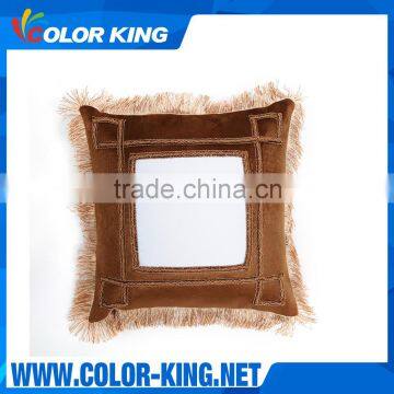 Colorking European Style Beige Heart Shape Pillowcase Heat Transfer Sublimation Blanks photo-3