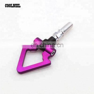 Japanese European Style Car Trailer Tow Hook Universal Racing Aluminum Triangle Car Tow Hook