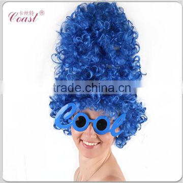 fake synthetic Deluxe marge simpson dark blue cosplay wig