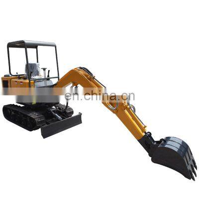 Accept customized  High productivity Crawler 0.8 ton 1 ton hydraulic small digger machine mini excavator