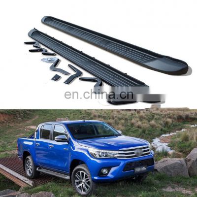 Original Model Aluminum and Plastic Running Board For Hilux Revo