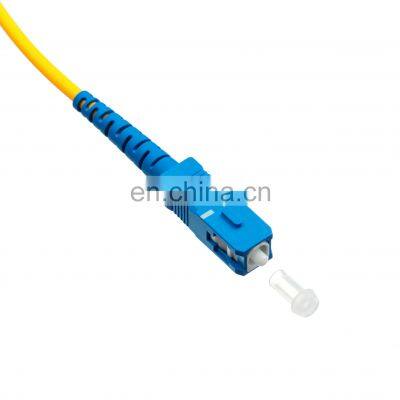 1m or Customized sc to sc Pvc Fiber Optical Patch Cord Sc/upc-sc/upc Fiber Optic Pigtail Patchord