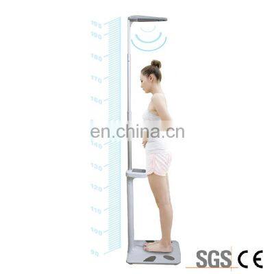 Digital Medical Body Analyzer BMI Ultrasonic Weighing and Height Scale