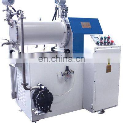 China good supplier 30L capacity ink grinding machine disc type horizontal sand mill factory