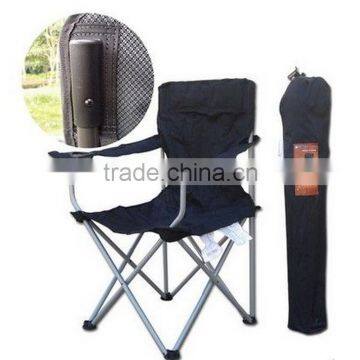 Outdoor Leisure Camping Folding Chair with Armrest & Mug Holder