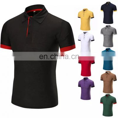 2021 Men Custom muti -color wholesale factory price  100 Cotton Polo Shirt