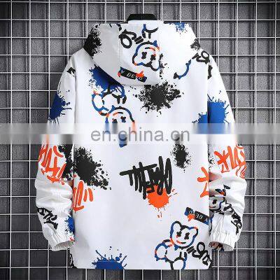 Wholesale Custom Brand LOGO Mixed Men and Women Spring New Jacket Couple Casual Hooded Plus Size Jacket