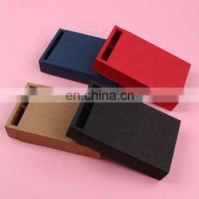 Egg-yolk Puff Drawer Kraft Paper Cookie Box With PET Cover Macaron Dessert Packaging Candy Snacks Packing Boxes for Cake Accept photo-5