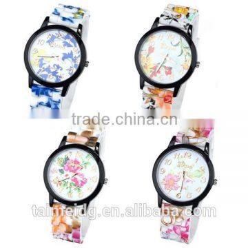 Custom logo printed plastic watch