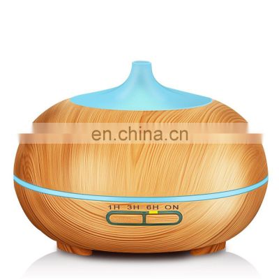 2018 Electric Aromatherapy Essential Cool Mist Air Oil Diffuser Ultrasonic Aroma Humidifier light Wood grain