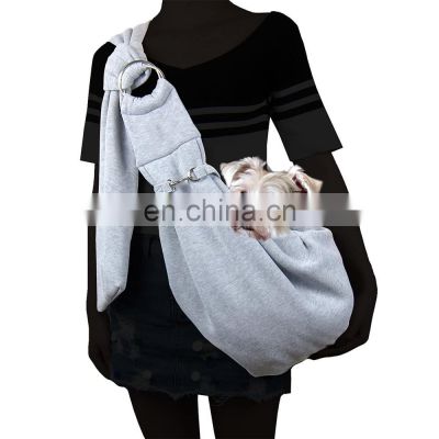 hot selling adjustable canvas fashion design handsfree bubble simple space pet shoulder bag for travel bicycle carriers