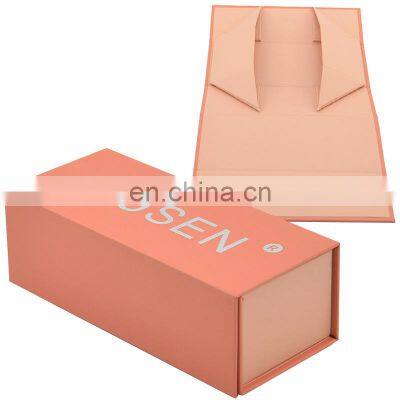 Custom label foldable small rigid gift box custom packaging box for perfume bottles