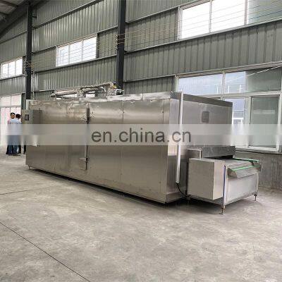 Cnc Potato Chips Peas Food Batch Freezer Fast Freezing Machine Mushroom Meat Fish Shrimp Vegetable Quick Freezing Equipment