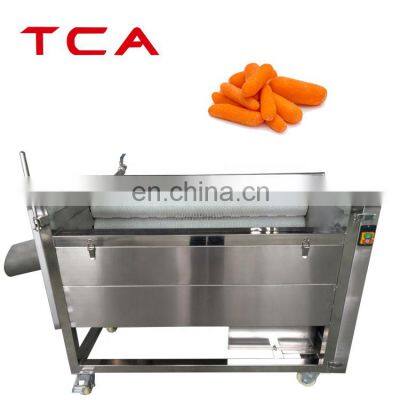 Fruit and vegetable cleaning and peeling machine carrot peeling machine