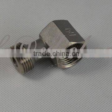 Stainless Steel 90 degree Beer Thread Adapter - 1/2" FPT , Homebrew, Pump fitting