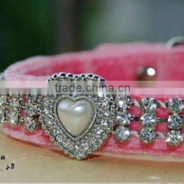 Rhinestone Pet collar Dog collars and leash and cat collar