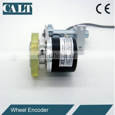 2500ppr Line Driver Output 5v 300mm Wheel Rotary Encoder for Length Measurement photo-5