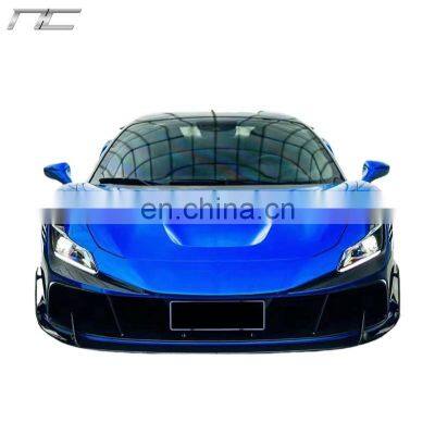 F8 upgraded Mansory style body kit Front and rear bumper side skirt spoiler For Ferrari F8 spider body kit