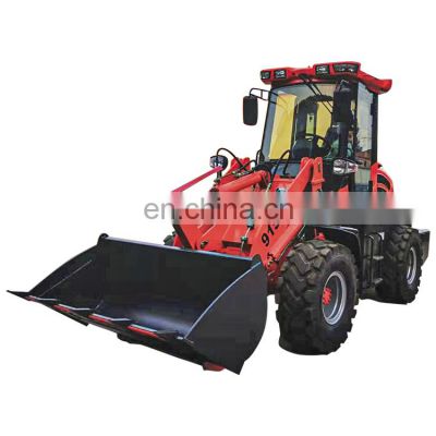 China mini 1500kg constructed front end wheel loader manufacture with bucket