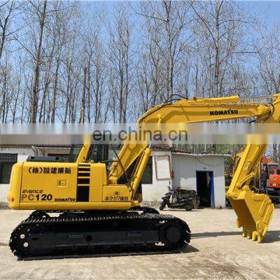 Excellent condition crawler hydraulic excavator komatsu pc120-6 pc120 pc120-8 excavator with breaker line