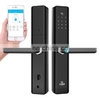 High Security Digital Biometric Fingerprint Door Lock Smart Lock WiFi App For Apartment