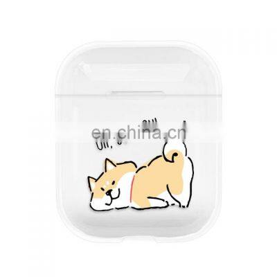 Cute Cartoon Clear PC Case For Airpods 1 2 Wireless Headphone Shockproof Box For Apple Air Pods photo-5