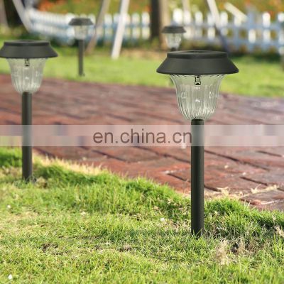 Solar Outdoor Garden Light Decor Lantern Landscape Lighting For Pathway Yard LED Lawn Lamp