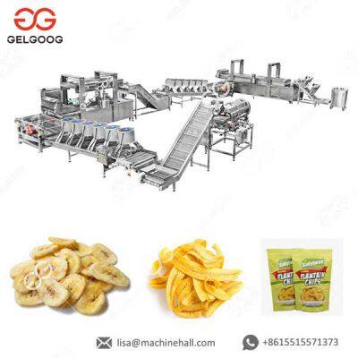 Banana Plantain Chips Production Line High Production Efficiency Banana Chips Machine Cost