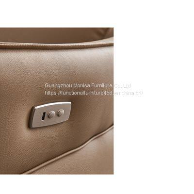 Multifunctional Sofa Modern Minimalist Nordic Living Room Combination Leather Electric Sofa photo-5