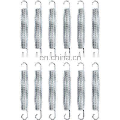 High tensile trampoline springs galvanized steel customized replacement springs trampoline accessories with hook