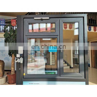 European  hot sales Latest design  Glass Tilt vinyl  Windows   Lattice Tilt-turn window