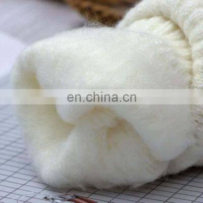 Wholesale Custom Acrylic Knitted Gloves Women Mnes Warm Knitted Winter Gloves For Outdoor photo-2
