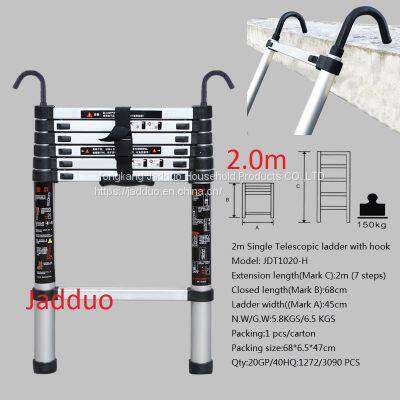 Single Telescopic Ladder With Hook