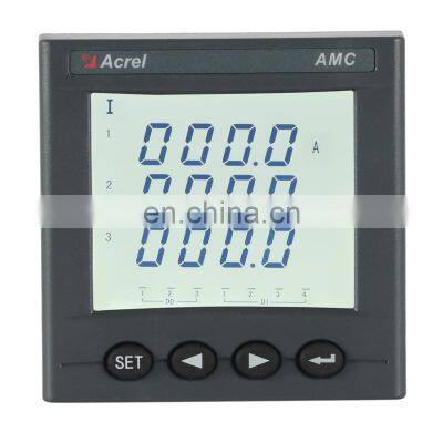 Digital Current Metered AMC72L-AI3/J Current Alarm Three Phase Ammeter LCD Current Display AC Electronic Meter photo-4