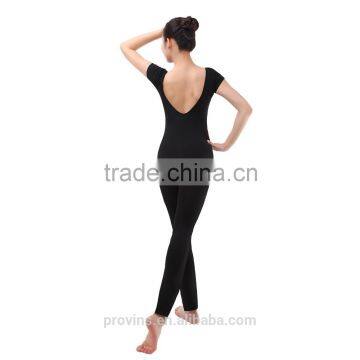 Ballet Short Sleeve Leotards, Latin Panty Spandex Unitards Dance photo-4