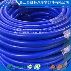 High Temperature Resistant Automobile Silicone Extrusion Tube Vacuum Hose Blue Extruded Silicon Rubber Hose for Car